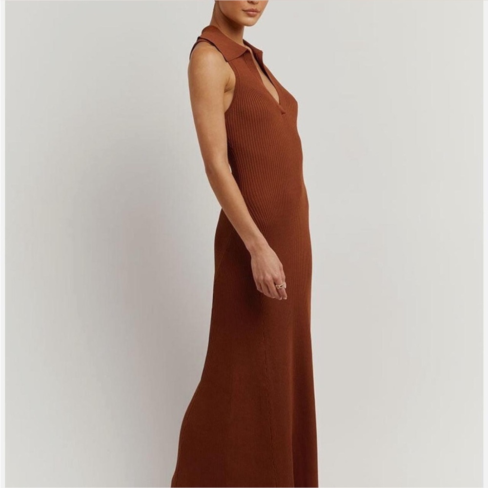 DISSH Hal Brown Sleeveless Dress - Picture 4 of 5
